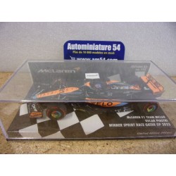 2023 McLaren MCL60 n°81 Oscar Piastri 1st Sprint Race Qatar GP 537236181 Minichamps