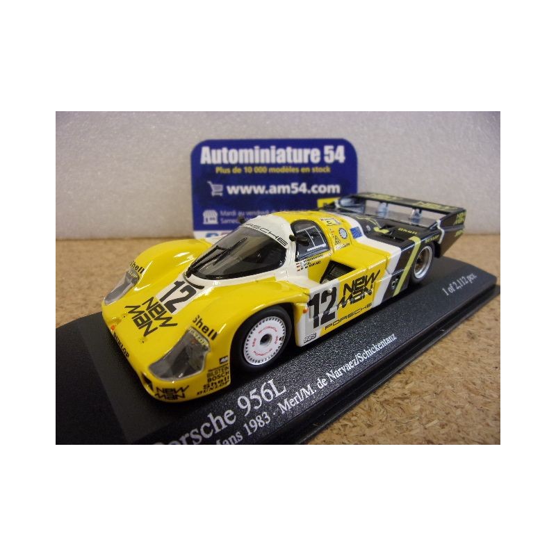 1983 Porsche 956L NewMan n°12 Merl - de Narvaez - Schickentanz Le Mans 430836512 Minichamps