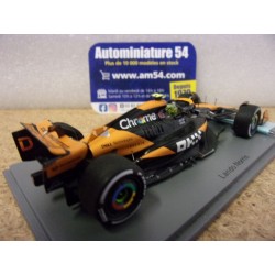 2024 McLaren MCL38 n°4 Lando Norris 1st Winner Miami GP S9523 Spark Model