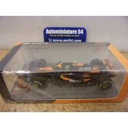 2024 McLaren MCL38 n°4 Lando Norris 1st Winner Miami GP S9523 Spark Model