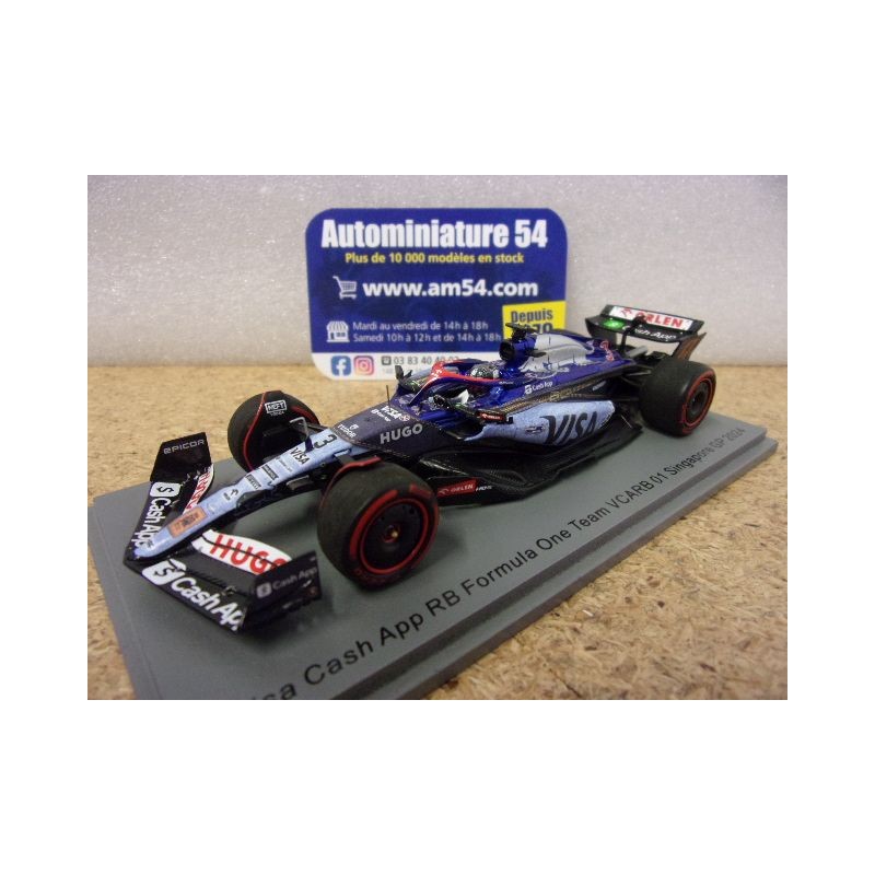 2024 Visa Cash Racing Bull VCARB01 n°3 Daniel Ricciardo Singapore GP S9562 Spark Model