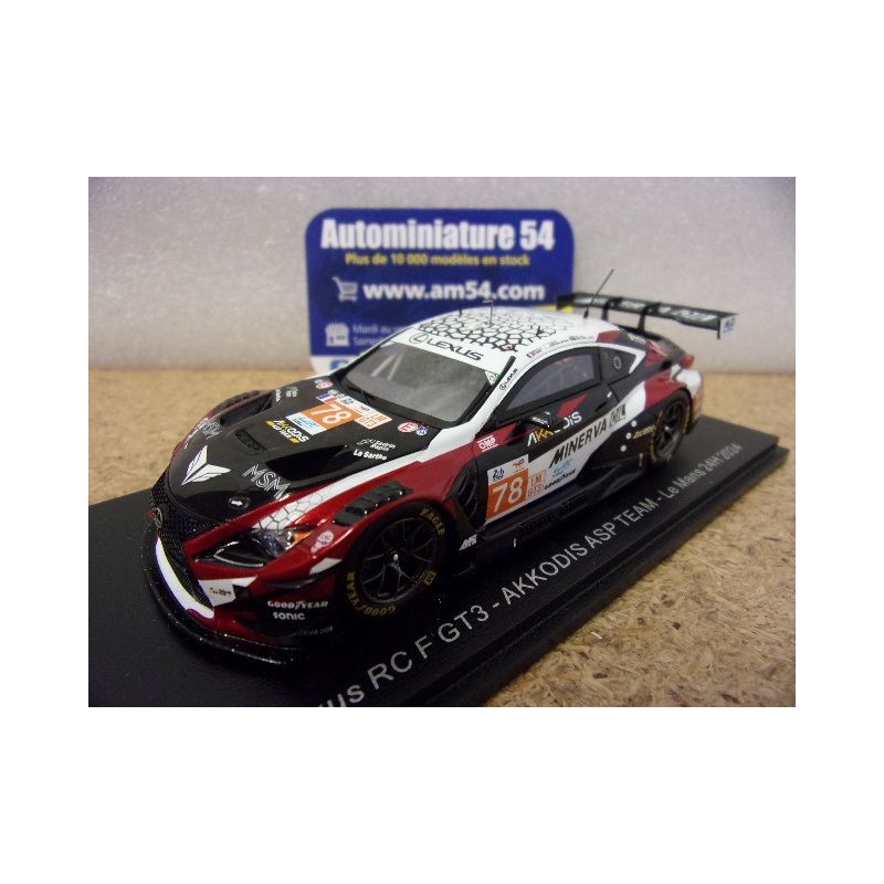 2024 Lexus RCF GT3 Akkodis n°78 van der Linde - Boguslavskiy - Robin Le Mans S9154 Spark Model