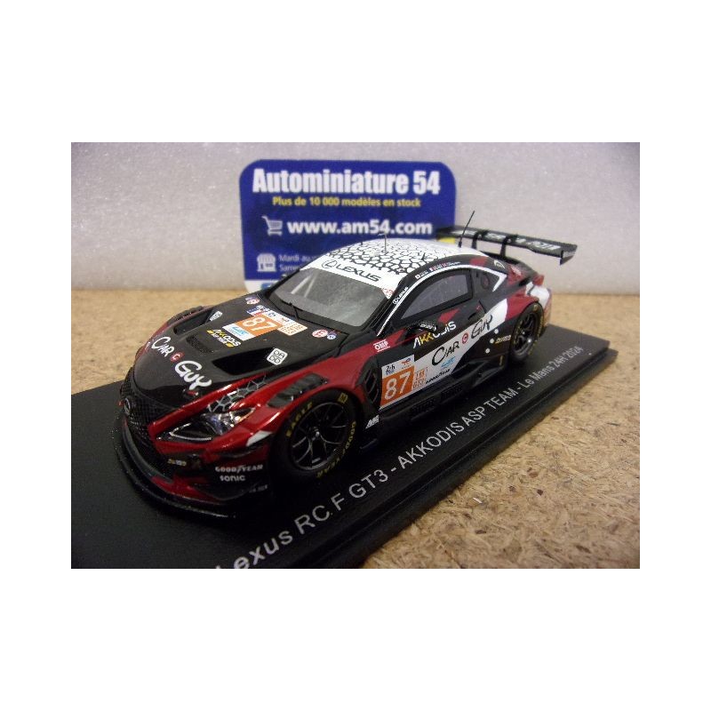 2024 Lexus RCF GT3 Akkodis n°87 Kimura - Masson - Hawksworth Le Mans S9158 Spark Model