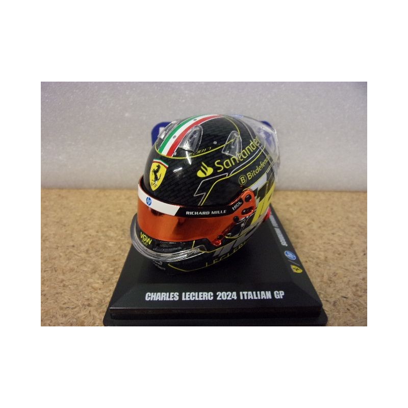 2024 Casque Charles Leclerc Italian GP Ferrari 1/5 LSHEL004 Spark Model