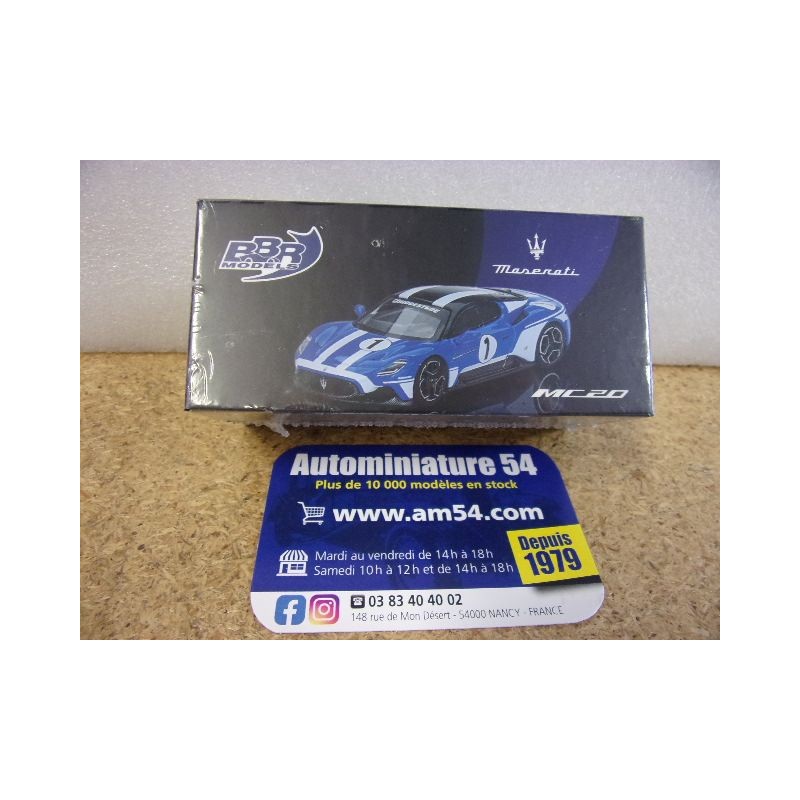 Maserati MC20 n°1 Maserati Expérience BBRModels BBRDIE6408 MiniGT 1/64