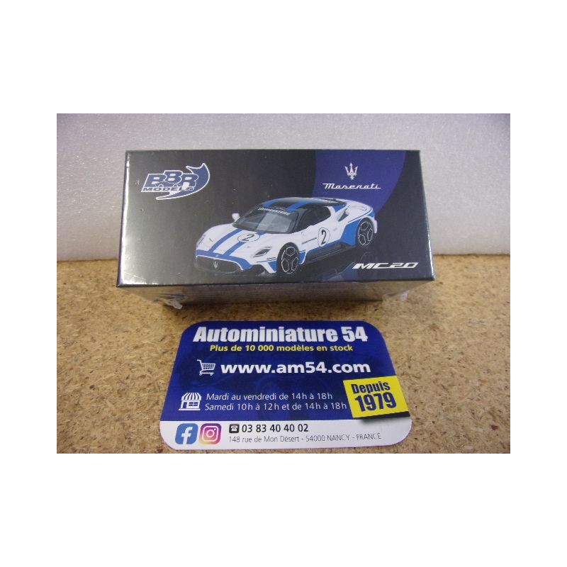 Maserati MC20 n°2 Maserati Expérience BBRModels BBRDIE6407 MiniGT 1/64