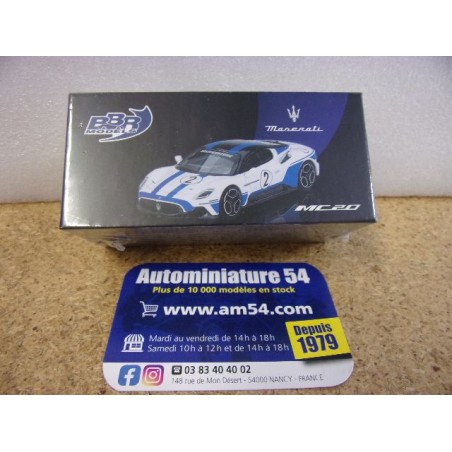 Maserati MC20 n°2 Maserati Expérience BBRModels BBRDIE6407 MiniGT 1/64