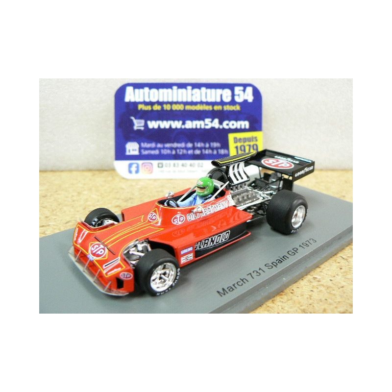 1973 March 731 n°11 H Pescarolo Spain GP S5371 Spark Model