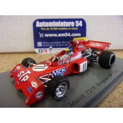 1972 March 721X n°11 Ronnie Peterson Belgium S7164 Spark Model