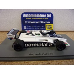 1982 Brabham BT50 n°2 Riccardo Patrese 5th Swiss GP S7115 Spark Model