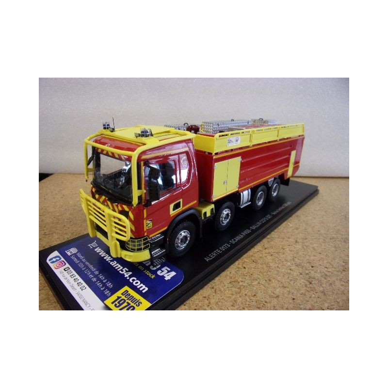 Scania P450 CCFS 32 T Gallin Pacte Capacitaire + décalcs Pompiers Alerte0173