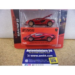 Lamborghini Sian FKP 37 Red 15706RD Maisto Speed Icons