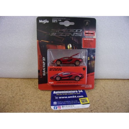 Lamborghini Sian FKP 37 Red 15706RD Maisto Speed Icons
