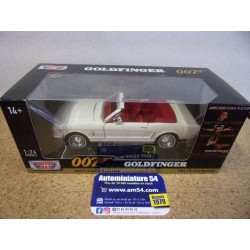Ford Mustang cabrio White 1964 "Goldfinger - James Bond" 79852 Motor Max
