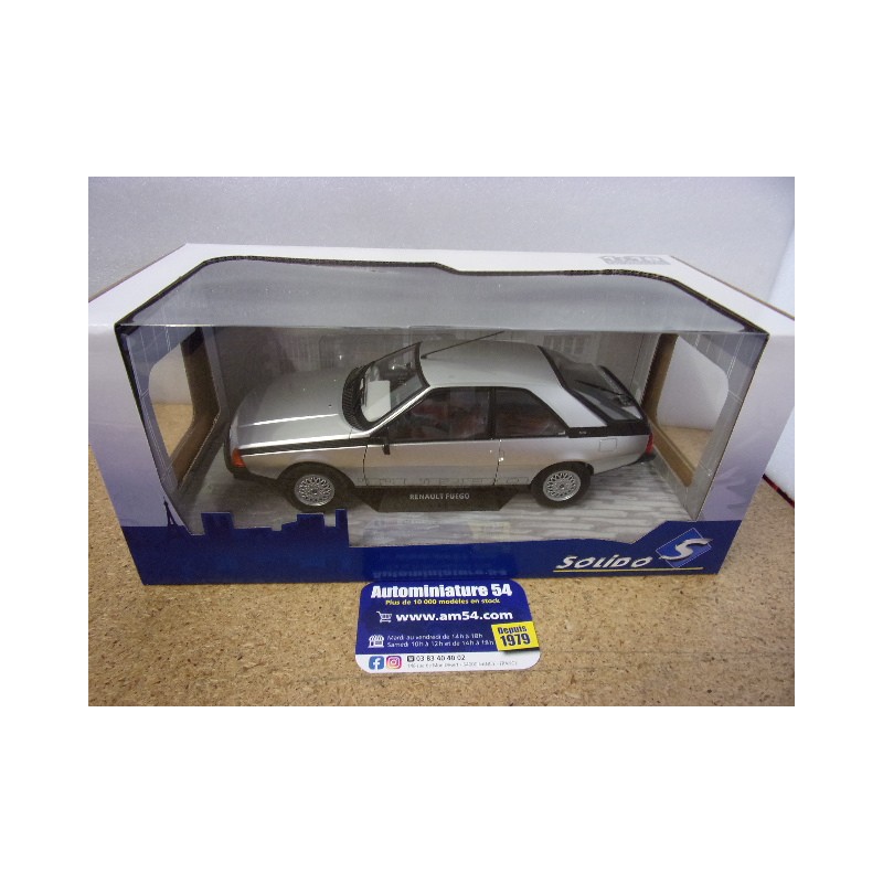 Renault Fuego Turbo Silver 1980 S1806404 Solido