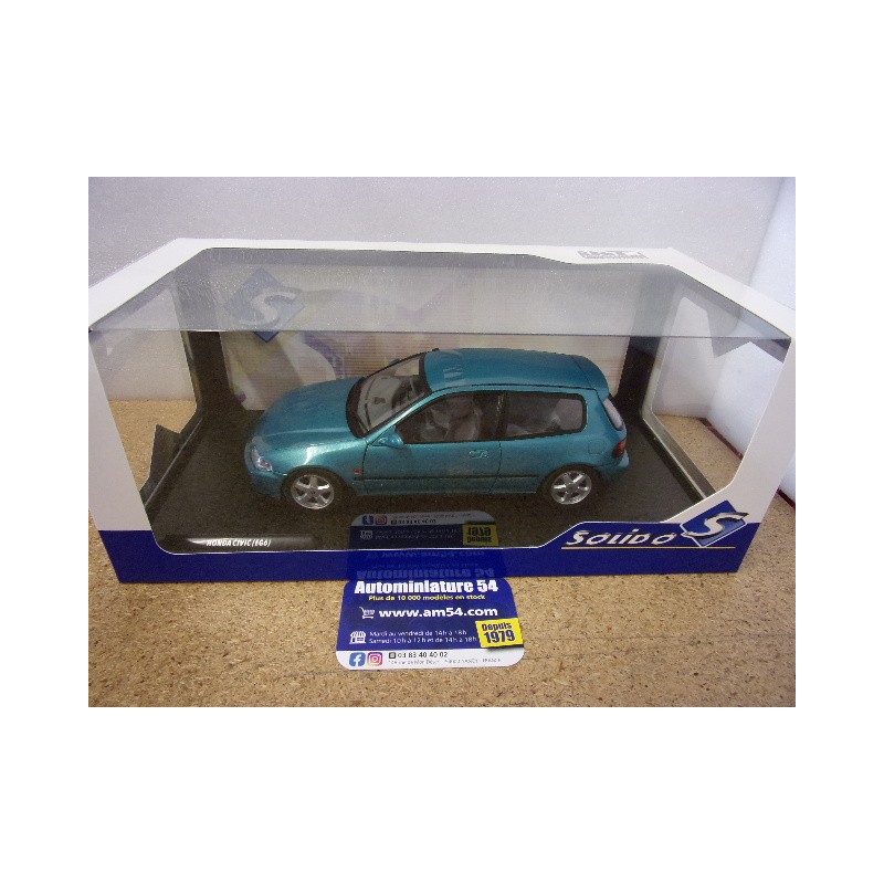 Honda Civic EG6 Aztec Green 1991 S1810405 Solido