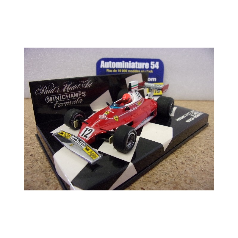 1975 Ferrari 312 T n°12 Niki Lauda World Champion 430750012 Minichamps