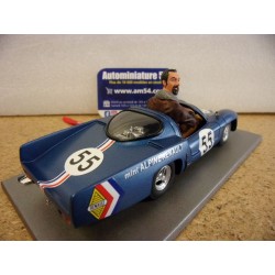 1970 Mini Alpine A220 n°55 Henri Pescarolo Critérium Jeune Pilote118011-55M LeMansMiniature