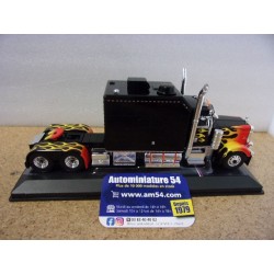 Peterbilt 379 Custom Black - Flames USA Edition U43TR002 Ixo Models