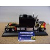 Peterbilt 379 Custom Black - Flames USA Edition U43TR002 Ixo Models