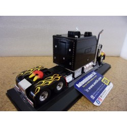 Peterbilt 379 Custom Black - Flames USA Edition U43TR002 Ixo Models