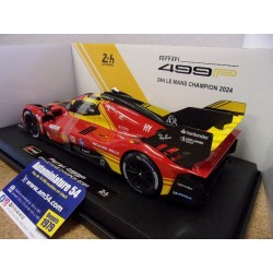 2024 Ferrari 499P AF Corse N°50 Fuoco - Molina - Nielsen 1st Winner LE MANS 18-16303-50 Bburago Racing