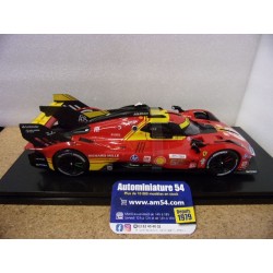 2024 Ferrari 499P AF Corse N°50 Fuoco - Molina - Nielsen 1st Winner LE MANS 18-16312-50BV Bburago Racing