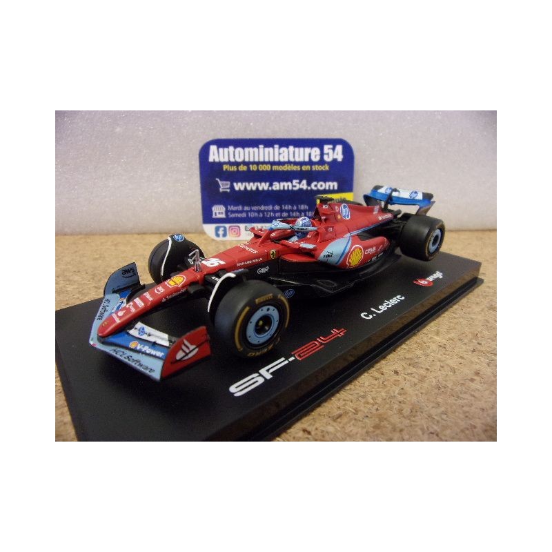 2024 Ferrari F1 SF-24 n°16 Charles Leclerc Miami 18-36843-LMi Bburago Racing