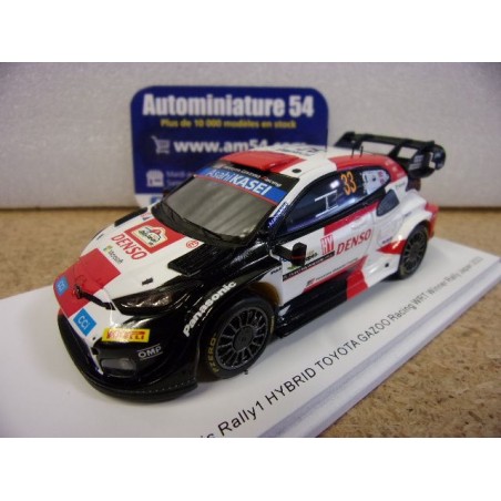 2023 Toyota GR Yaris Rally1 n°33 Evans - Martin 1st Winner Japan S6731 Spark Model
