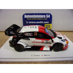2023 Toyota GR Yaris Rally1 n°33 Evans - Martin 1st Winner Japan S6731 Spark Model