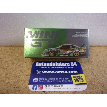 Nissan LB Super Silhouette S15 Silvia Formula LBWK Fausto Racing 2024 MGT00858 True Scale Models Mini GT