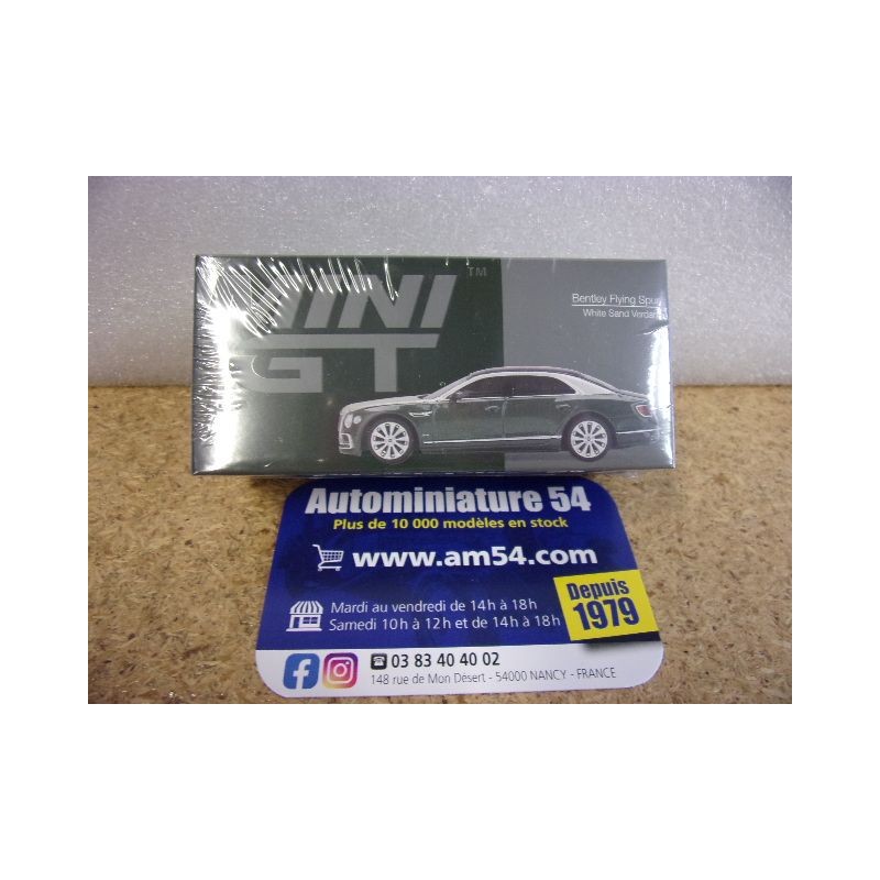 Bentley Flying Spur White Sand Verdant MGT00867 True Scale Models Mini GT