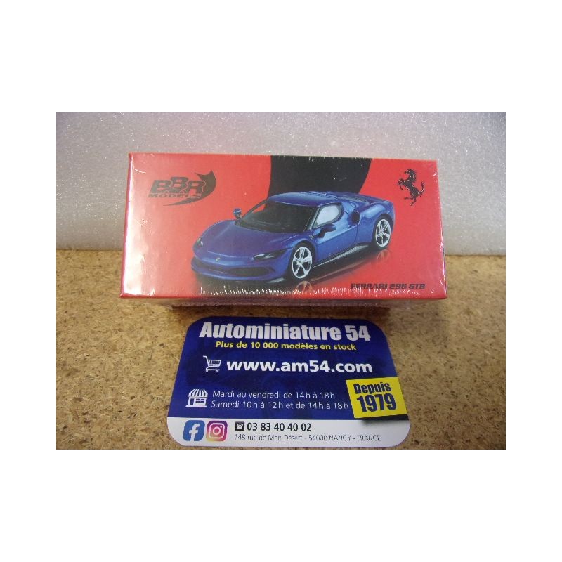 Ferrari 296 GTB Blu Corsa BBRModels BBRFER64004 MiniGT 1/64