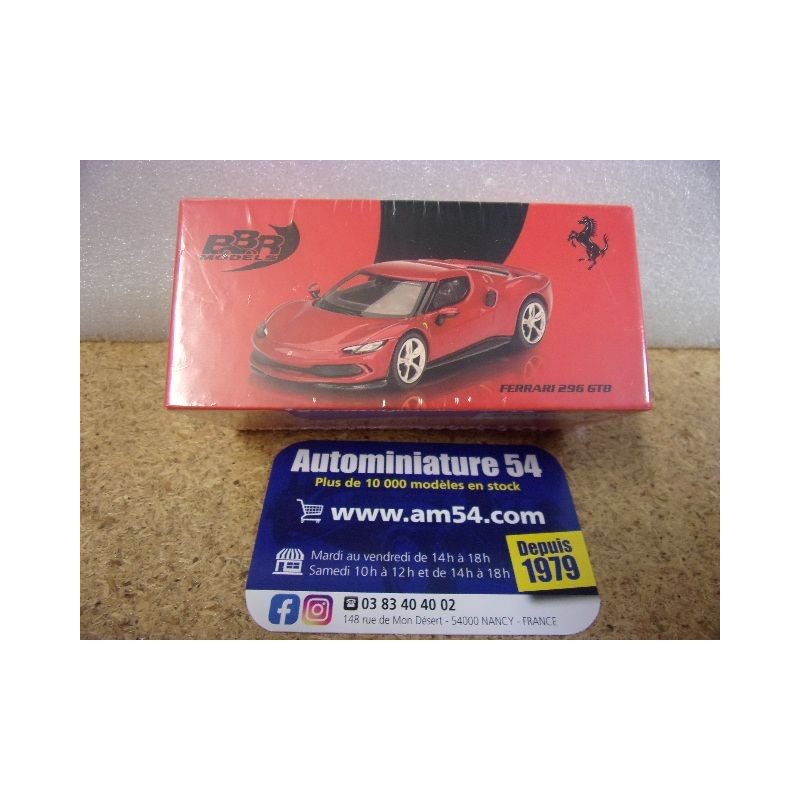 Ferrari 296 GTB Rosso Imola  BBRModels BBRFER64006 MiniGT 1/64