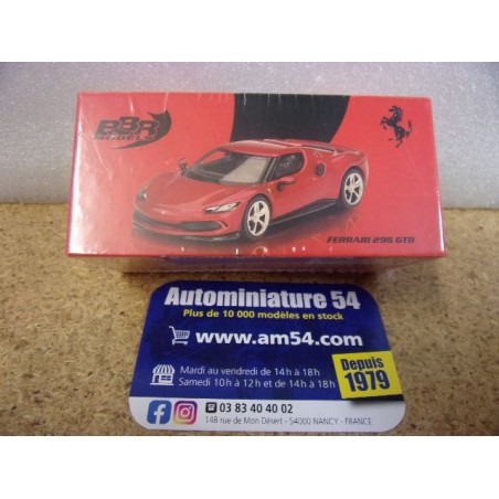 Ferrari 296 GTB Rosso Imola  BBRModels BBRFER64006 MiniGT 1/64