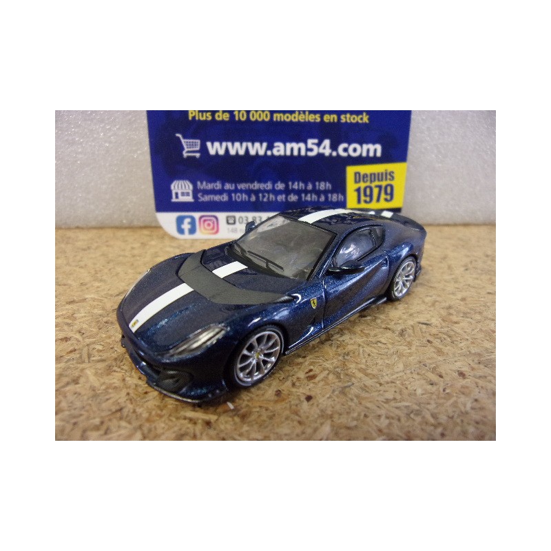 Ferrari 812 Competizione Blu Tour de France BBRModels BBRFER64011MiniGT 1/64