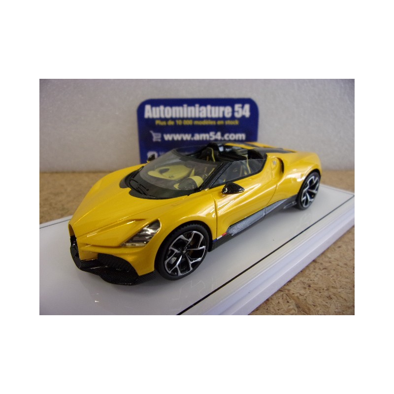 Bugatti W16 Mistral Yellow TSM430822 TrueScale Miniatures