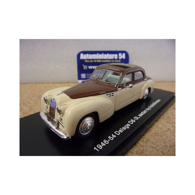 Delage D6 3l Sedan Autobineau Beige - Brown EMEU43023D Esval Models