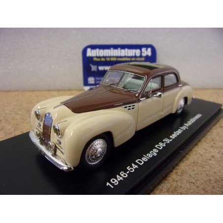 Delage D6 3l Sedan Autobineau Beige - Brown EMEU43023D Esval Models