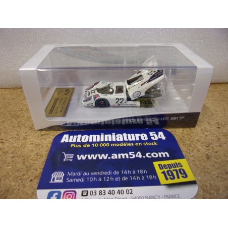 1971 Porsche 917 n°22 1st Winner Le Mans CWB64-T002-LMW22 Tarmac Works Ixo Models