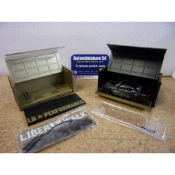 Dodge Challenger SRT Hellcat Black+ 2 container Vitrine LB Works T64G-TL039-BK Tarmac Works