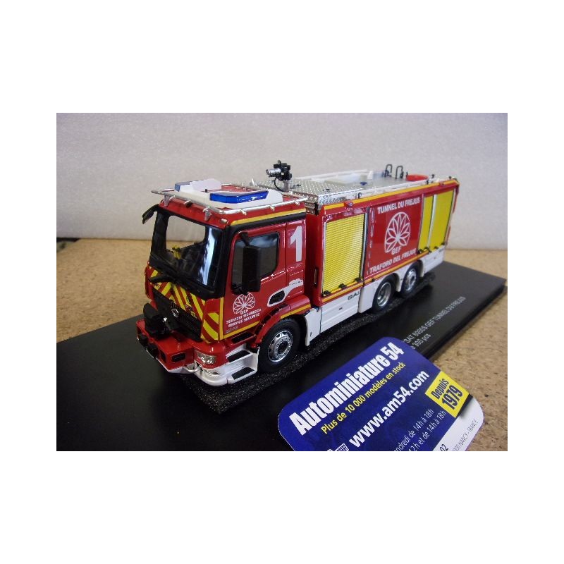 MERCEDES-BENZ Antos BAI Pompiers Tunnel du Fréjus Alerte 0160