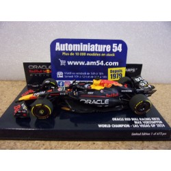 2024 Red Bull Honda RB20 n°1 Verstappen Las Vegas World Champion GP 410242201 Minichamps