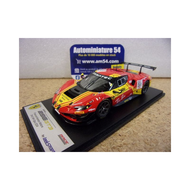 2024 Ferrari 296 GT3 AF Corse n°51 2nd 24H Spa LSRC188 Look Smart