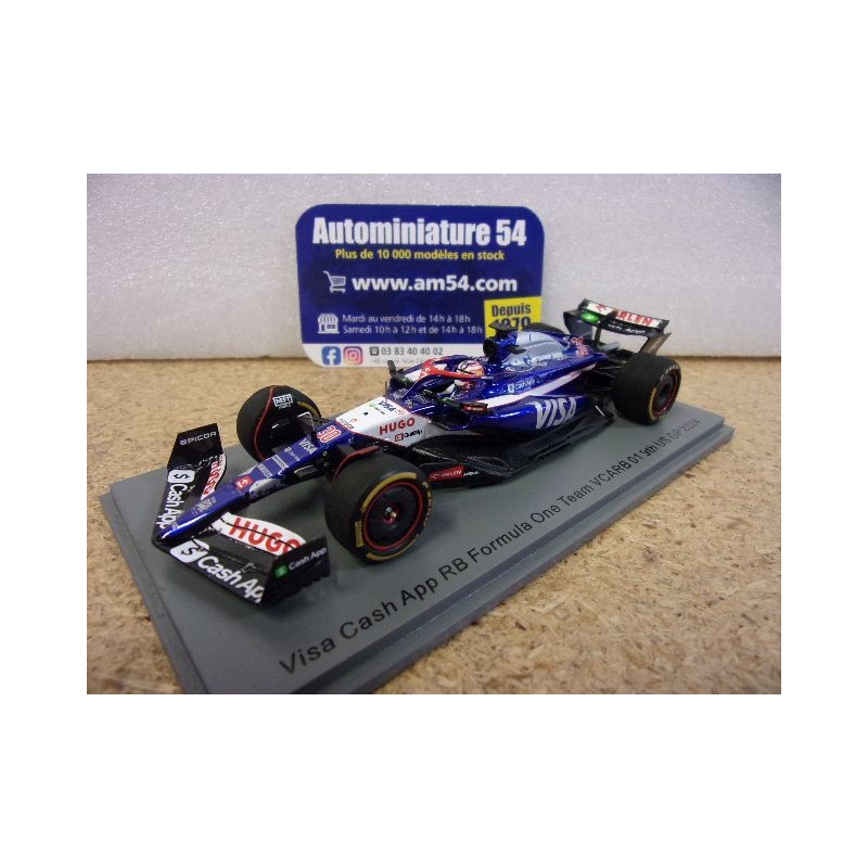 2024 Visa Cash Racing Bull VCARB01 n°30 Liam Lawson 9th US GP S9558 Spark Model