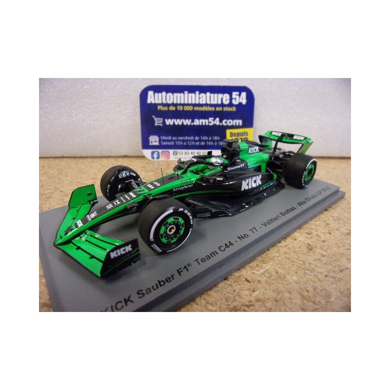 2024 Sauber Stake F1 Team Kick C44 n°77 Valtteri Bottas Abu Dhabi GP S9549 Spark Model