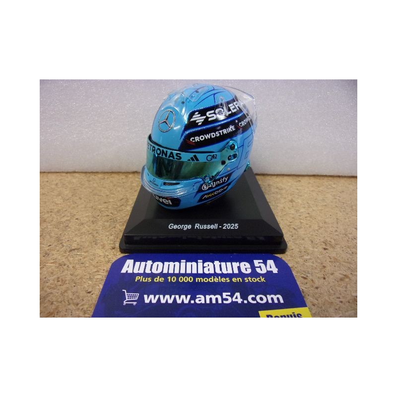 2025 Casque George Russell Mercedes AMG 1/5 5HF185 Spark Model