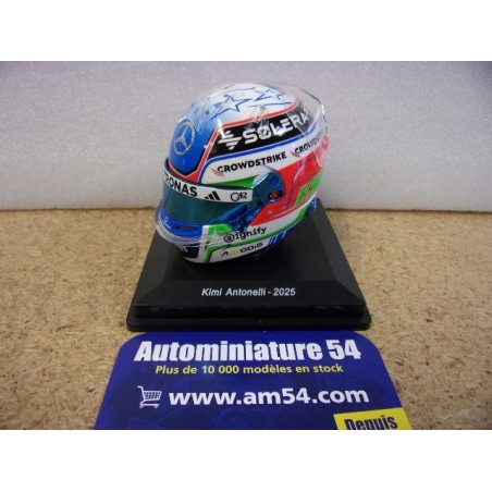 2025 Casque Kimi Antonelli Mercedes AMG 1/5 5HF186 Spark Model