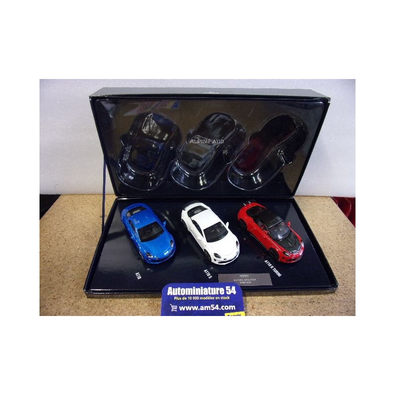 Alpine coffret A110 + A110S + A110 Turini Drapeau Français 2025 517882 Norev