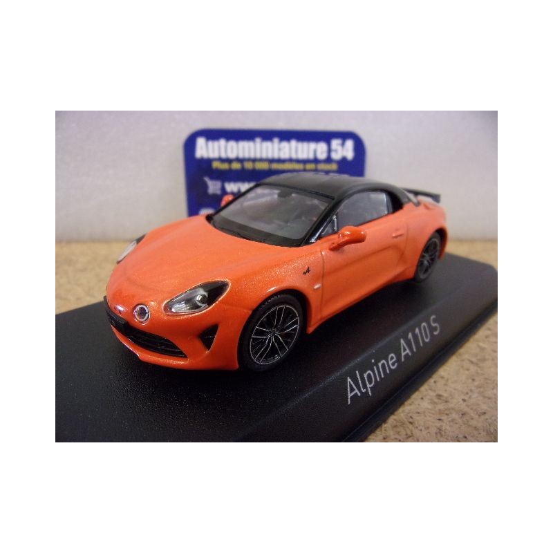Alpine A110S Fire Orange Pack Aéro 2023 517869 Norev